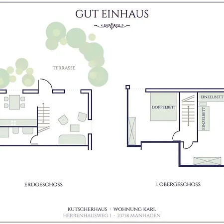 Apartman Kutscherhaus - Kutscher Karl Manhagen